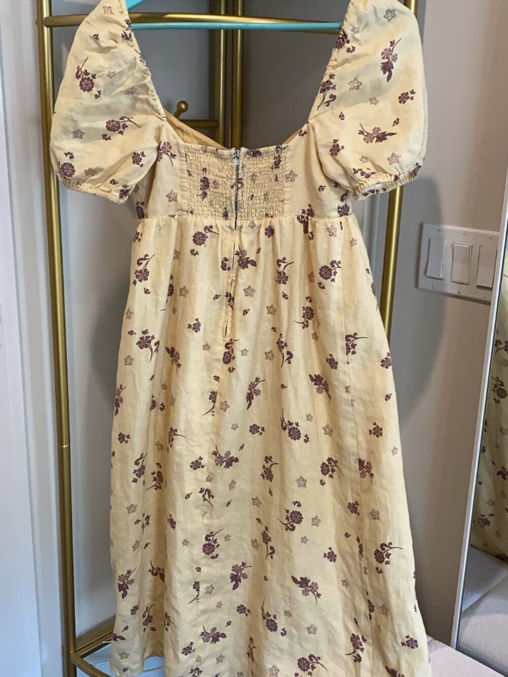 Aritzia Wilfred Organic Linen Midi Dress | 6 | Medium - Picture 8 of 10